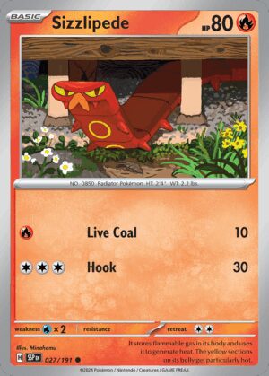 [027/191] – Sizzlipede – Surging Sparks – Reverse Holo