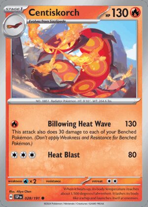 [028/191] – Centiskorch – Surging Sparks – Common