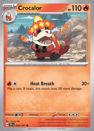 [030/191] – Crocalor – Surging Sparks – Reverse Holo