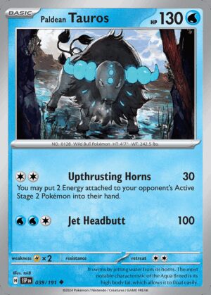[039/191] – Paldean Tauros – Surging Sparks – Uncommon