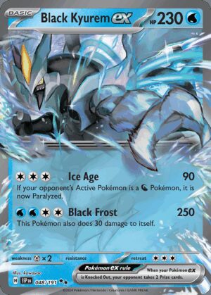 [048/191] – Black Kyurem ex – Surging Sparks – Double rare