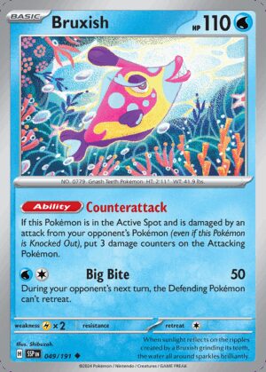 [049/191] – Bruxish – Surging Sparks – Reverse Holo