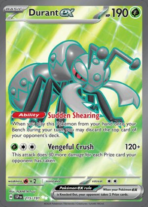 [215/191] – Durant ex – Surging Sparks – Ultra Rare