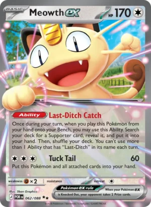 [062/088] – Meowth ex – Perfect Order – EX