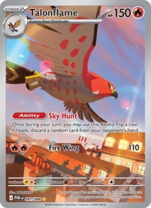 [091/088] – Talonflame – Perfect Order – Illustration rare