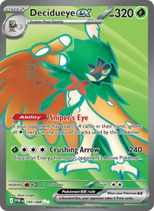 [100/088] – Decidueye ex – Perfect Order – Ultra Rare