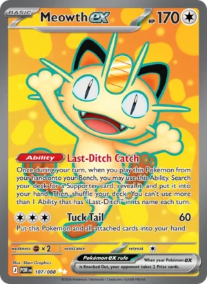 [107/088] – Meowth ex – Perfect Order – Ultra Rare