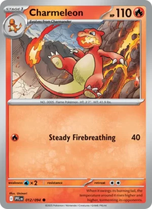 [012/094] – Charmeleon – Phantasmal Flames – Common