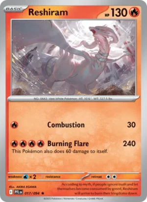 [017/094] – Reshiram – Phantasmal Flames – Holo