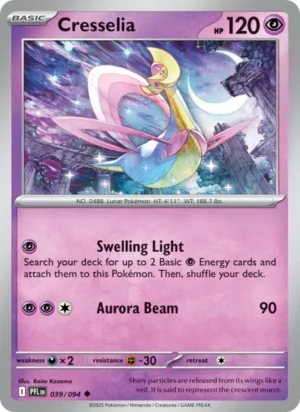 [039/094] – Cresselia – Phantasmal Flames – Reversed Holo