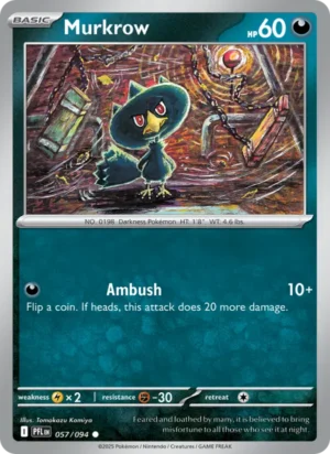 [057/094] – Murkrow – Phantasmal Flames – Common