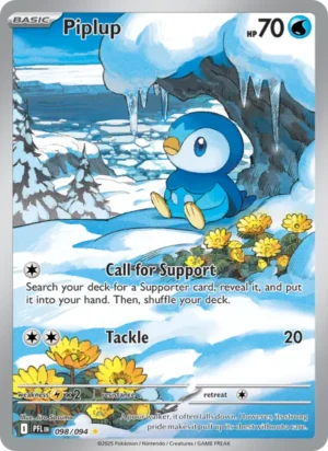 [098/094] – Piplup – Phantasmal Flames – Illustration rare