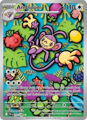 [107/094] – Ambipom – Phantasmal Flames – Illustration rare