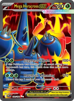 [108/094] – Mega Heracross ex – Phantasmal Flames – Ultra Rare