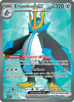 [114/094] – Empoleon ex – Phantasmal Flames – Ultra Rare