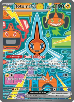 [126/094] – Rotom ex – Phantasmal Flames – Special illustration rare