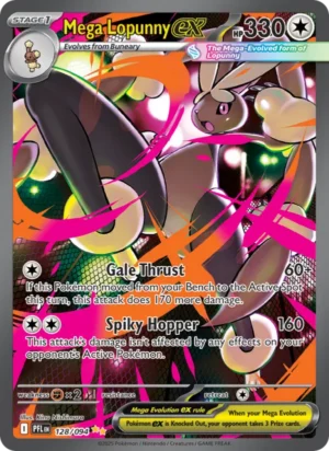 [128/094] – Mega Lopunny ex – Phantasmal Flames – Special illustration rare