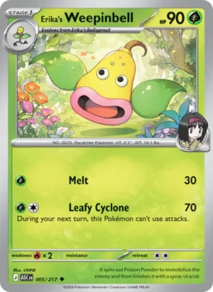 [005/217] – Erika’s Weepinbell – Ascended Heroes – Uncommon