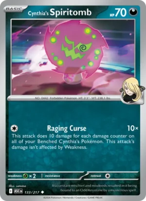 [133/217] – Cynthia’s Spiritomb – Ascended Heroes – Uncommon