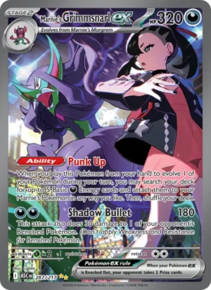 [287/217] – Marnie’s Grimmsnarl ex – Ascended Heroes – Special illustration rare
