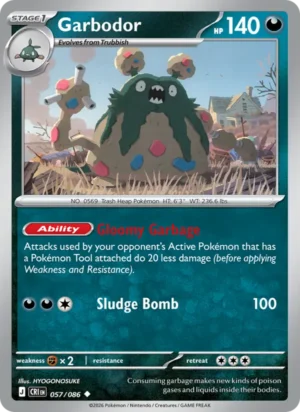 [057/086] – Garbodor – Chaos Rising – Reverse Holo